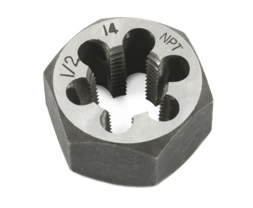 Forney 21145 Pipe Die Industrial Pro Hex Re-Threading Carbon Steel, Right Hand, 1/2-Inch-by-14 NPT