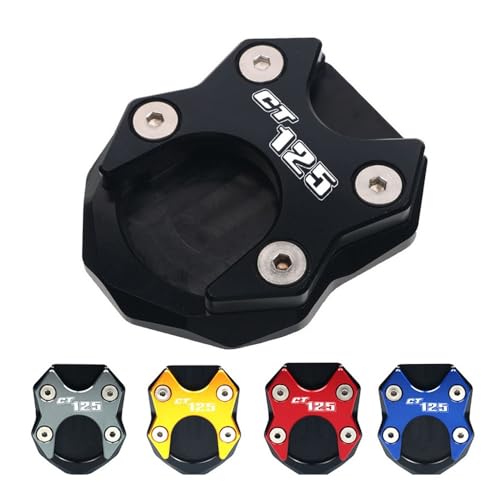 Plaque support moto CT125 solution béquille enfoncée dans le bitume - 2