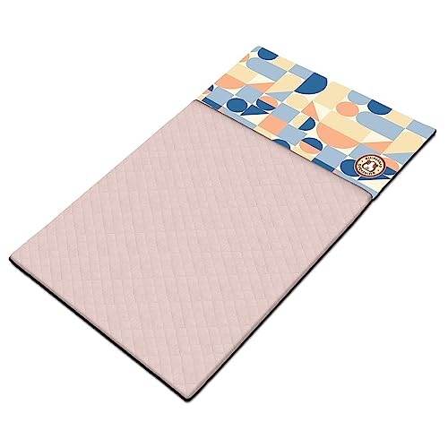 GuineaDad Premium Liner Fleece Guinea Pig Cage Liner Ultra-Plush Reusable Fleece Bedding with Waterproof Bottom Extra Absorbent Liner for 2x4 C&C Cage (Cotton Candy)