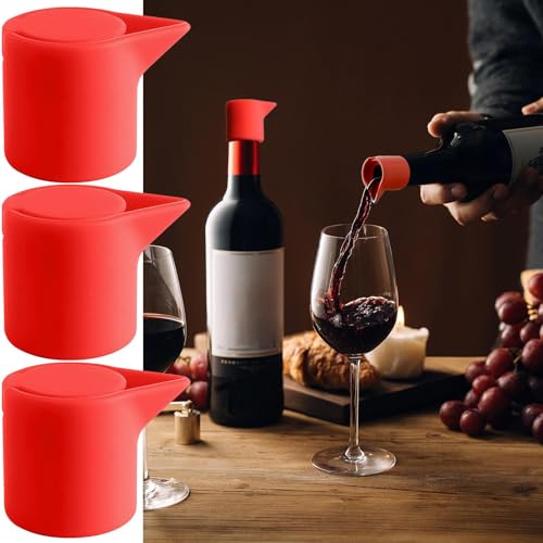 Tapón de vino y tapón de champán impermeable con 3 válvulas protectoras 4