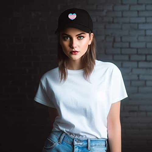 Image of Embroidered Pride Hat LGBT Cap Low Profile Distressed Dad Hat
