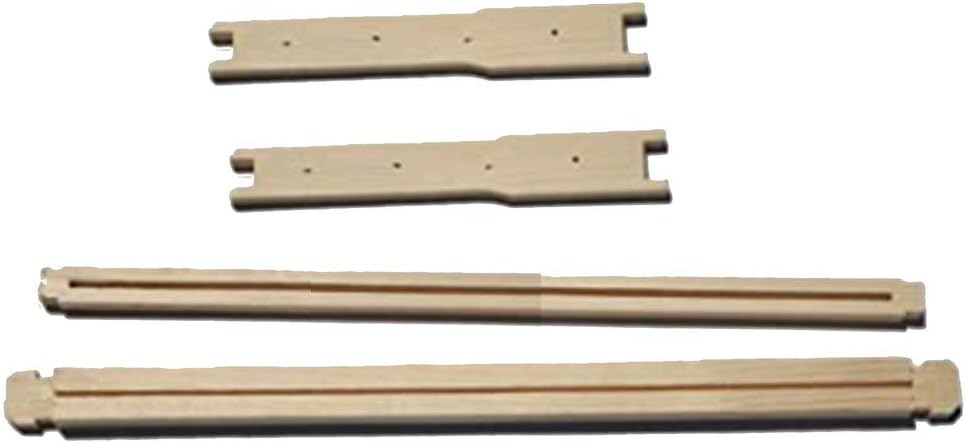 Dadant Ten Unassembled Deep Frames, Wedge Top, one Piece Split Bottom