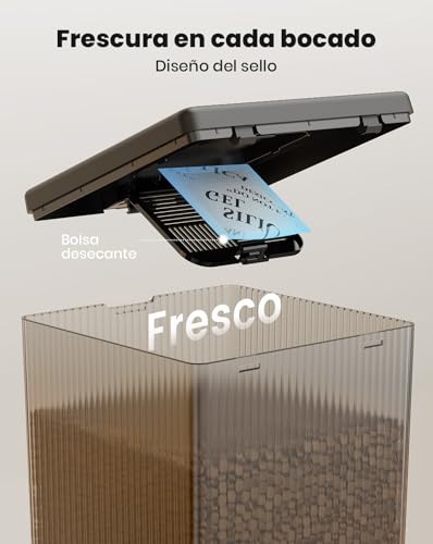 Miniatura 2 de oneisall Comedero Automático para Gatos 5L | con temporizador, de 1 a 6 comidas al día, Grabadora de Voz, apto para perros y gatos, 2 cuencos de acero inoxidable, Negro