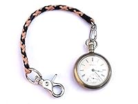Algopix Similar Product 16 - Braided Leather Pocket Watch Chain