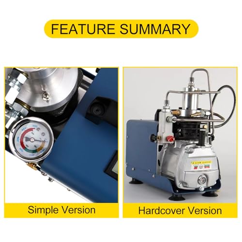 Image of YONGHENG 4500Psi Pcp Air Compressor,Digital Control System,High Pressure Air Compressor Pump,for Air Gun Scuba Rifle,Perfect for Filling Air Rifle Filling