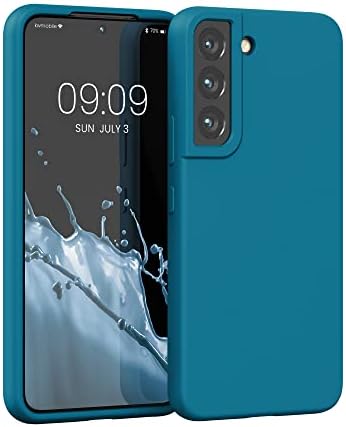 kwmobile TPU Silicone Case Compatible with Samsung Galaxy S22 - Case Slim Phone Cover with Soft Finish - Black