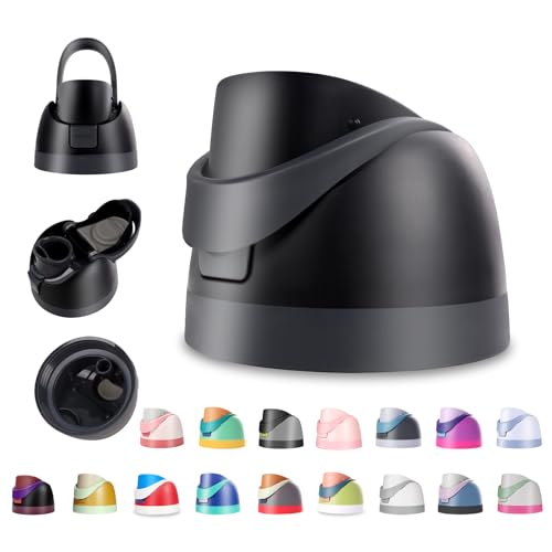 NTIERA Replacement Lid for Owala FreeSip Compatible with Owala Freesip Water Bottle 16oz 24oz 32oz 40oz Premium Replacement Accessories for Owala Cap Leakproof BPA-Free(Black)