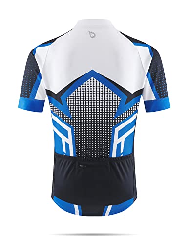 BALEAF Men's Cycling Jersey Short Sleeve Bike Shirts 4 Pockets Road Biking Tops Full Zip Clothing MTB Breathable UPF 50+ - Image 3