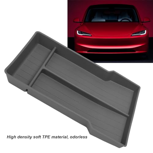 Bandeja Inferior da Caixa de Armazenamento do Apoio de Braço, Ajuste Perfeito, Fácil Acesso, Resistê