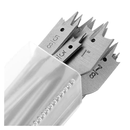 Foret conique et kit de 13 forets à pelle plates en acier allié pour perçage bois