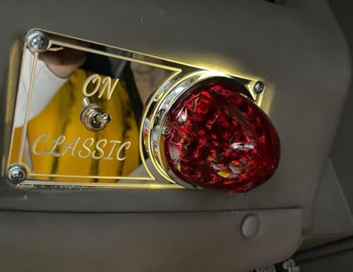 Freightliner Classic Dome Lights Plate Purple Led miniatura 5