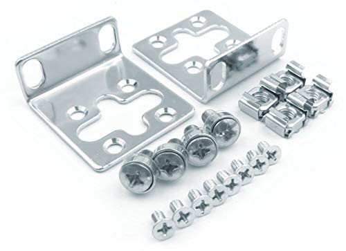 Kit de montaje de 17.3 pulgadas de ancho compatible con HP ProCurve/Aruba/OfficeConnect/HPE HP-4S (5064-2085) (5069-6535) Cover