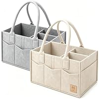 2-Pack HipHop Panda Caddy Organizer (Grey/Oatmeal)