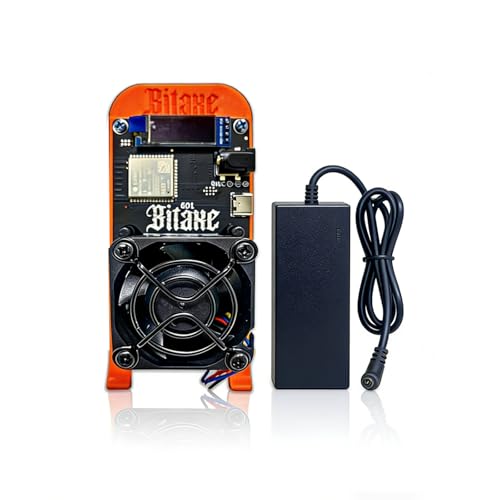 Bitaxe Gamma 601 Solo Bitcoins Miner, Up to 1.1TH/S BM1370 Asic Chip 19W/TH BTC Lottery Crypto Miner with Open-Source Sy