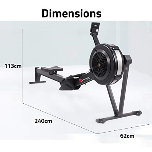 PowerMax Fitness RAC-2500 Foldable Air Rower — Home Rowing Machines - image 8
