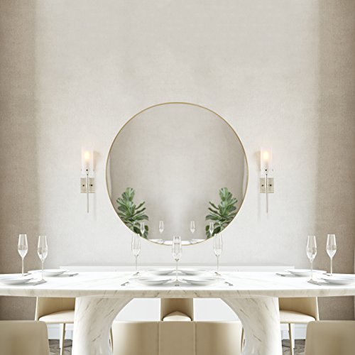 Light Society Montreal Cylindrical Wall Sconce, Satin Nickel With Frosted Glass Shade, Contemporary Minimalist Modern Lighting Fixture (Ls-W238-Sn-Fr) #TOP4