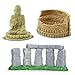 Safari Ltd. World Landmarks TOOB - 7 Figurines: Mount Rushmore, Great Wall, Easter Island heads, Colosseum, Sphinx, Stonehenge - Educational Toy Figures For Boys, Girls & Kids Ages 3+