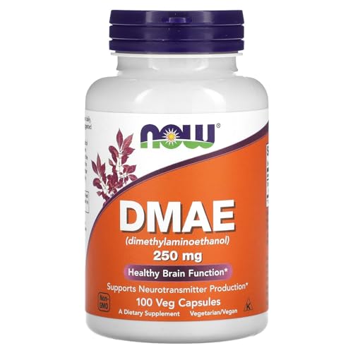 NOW Foods DMAE (Dimethylaminoethanol), 250mg - 100 vcaps