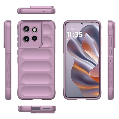 Image of Elubugod Compatible with Motorola Moto G75 5G Case Cover,TPU Mobile Phone Soft Compatible with Motorola Moto G75 5G XT2437-2 Case Cover Purple