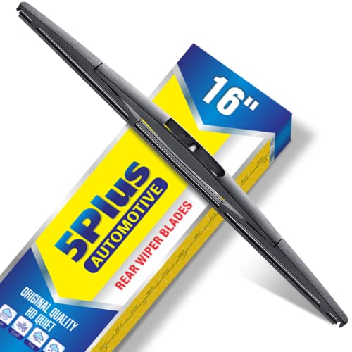 Image of 5 PLUS 16 inch Rear Wiper Blade Replacement for Honda Odyssey 2024-2005 Insight 11-10 Passport 2024-2019 /Subaru Forester 2005-2004 Impreza 2011-2009,2004 Outback 24-20 BACK Windshield Wiper Blade(16-B)