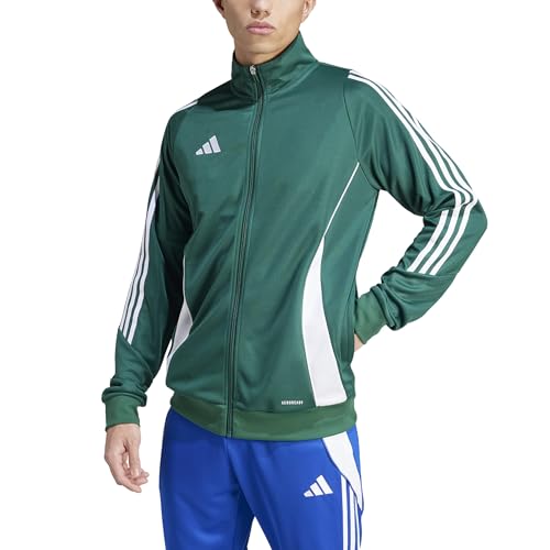 Image of adidas Men's Tiro24 Training Track Suit, team dark green/white, L