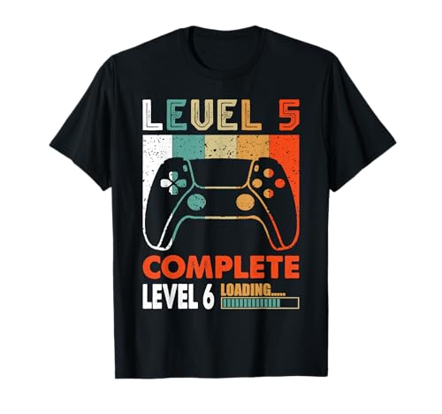 5 Aniversario de bodas 5 años Casado Nivel 5 Completo Camiseta