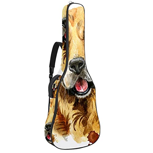 Hondank Housse imperméable pour guitare acoustique avec double bandoulière et poche aquarelle Motif plumes de tigre et… - Les Beatles, Paul McCartney, John Lennon, RIngo Starr, George Harrison Hondank Housse imperméable pour guitare acoustique avec double bandoulière et poche aquarelle Motif plumes de tigre et…
