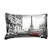 MIUNNG Moderno Paisaje de la Ciudad Ropa de Cama Torre Eiffel Estatua...