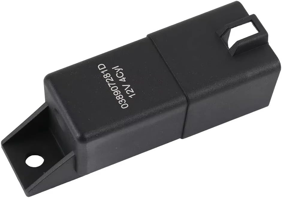 Glow Plugs 038907281D 04L907281 0522120504 Compatible with A3 A4 1.6 1.9 2.0 Glow Plug Control Relay Car Diesel 9-Pin Glow Plugs Relay RB6 4 Zyl