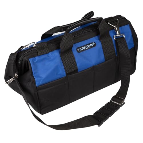 Taparia Tool Bag (TB 18) Storage for all types of products, Water Resistant, Tear Resistant, Weather Proof, Durable, Spacious and Versatile for Professional and DIY, Warranty on Bag and Zip (B0DDY29F2T) Amazon Price History, Amazon Price Tracker