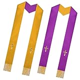 Vêtement d'honneur du clergé : fabriquée pour élever la présence des prêtres et des membres du chœur, cette étole d'honneur soutient la participation significative aux cérémonies religieuses, mariages à la messe hebdomadaire, garantissant que son rôle est comme accessoire pratique et symbolique reste indispensable