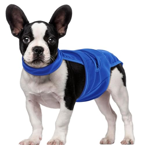 Image of QBLEEV Female Dog Diapers with Adjustable Suspenders - Washable Sanitary Panties for Dogs in Heat or Incontinence, Escape-Proof Reusable Pet Period Underwear Onesie for Small to Large Breeds