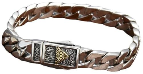 Bracelet pour les yeux omniscient en argent S925 au style dominateur