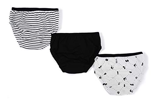Image of Red Rose Cotton Panties for Girls | Printed Girl's Underwear (Pack of 3)