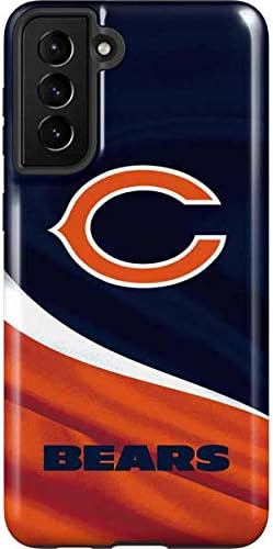 Skinit Pro Phone Case Compatible with Galaxy S21 Plus 5G - Officially Licensed NFL Chicago Bears - Alternate Distressed Design