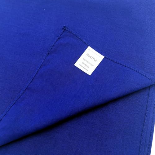 Image of MDSTYLE 100% Cotton Solid Color Bandana for Men & Women 22 inch x 22 inch Handkerchief Headband Scarf