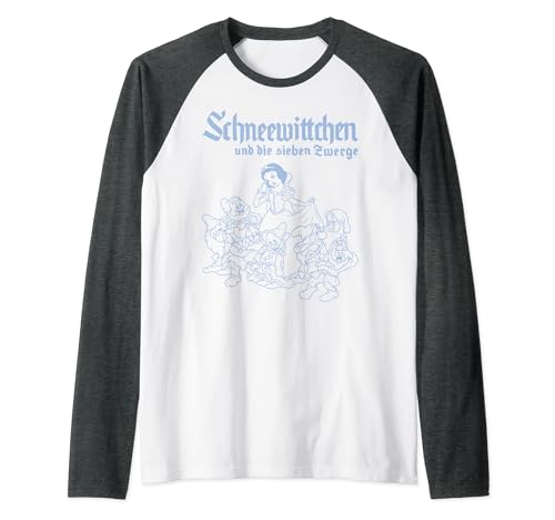 Blanche-Neige Disney t-shirt raglan nostalgie d'enfance au design épuré