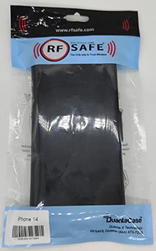 Quantacase™ Iphone 14 Rf Safe® Anti-Radiation Rfid Blocking Phone Case Black #TOP7