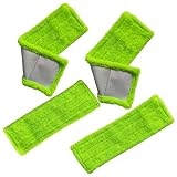 4 Pack Reusable Mop Pads Compatible with 3M...