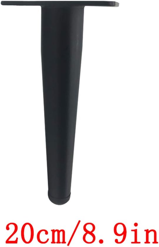 Replacement Furniture Legs, Couch Legs,Bed Risers, Legs,Hacks, Replacement Legs for Couch,Furniture Risers Straight Cone, Black