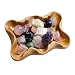 Crystal Tray for Rocks, Gems, and Healing Stones, Wooden Decorative Display Holder, Altar Offering Plate, Zen Decor Tray for Essential Oils