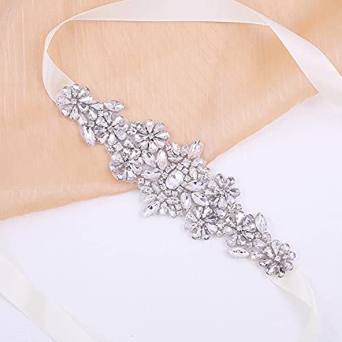 Wedding Belt Rhinestone Bridal Sash for Bride Dress Crystal Bridal Belt for Wedding Gown Pearls3