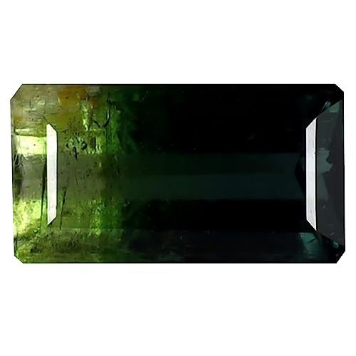 Tourmaline pastèque non chauffée 1.62 ct, une gemme rare d'octogone pour haute joaillerie