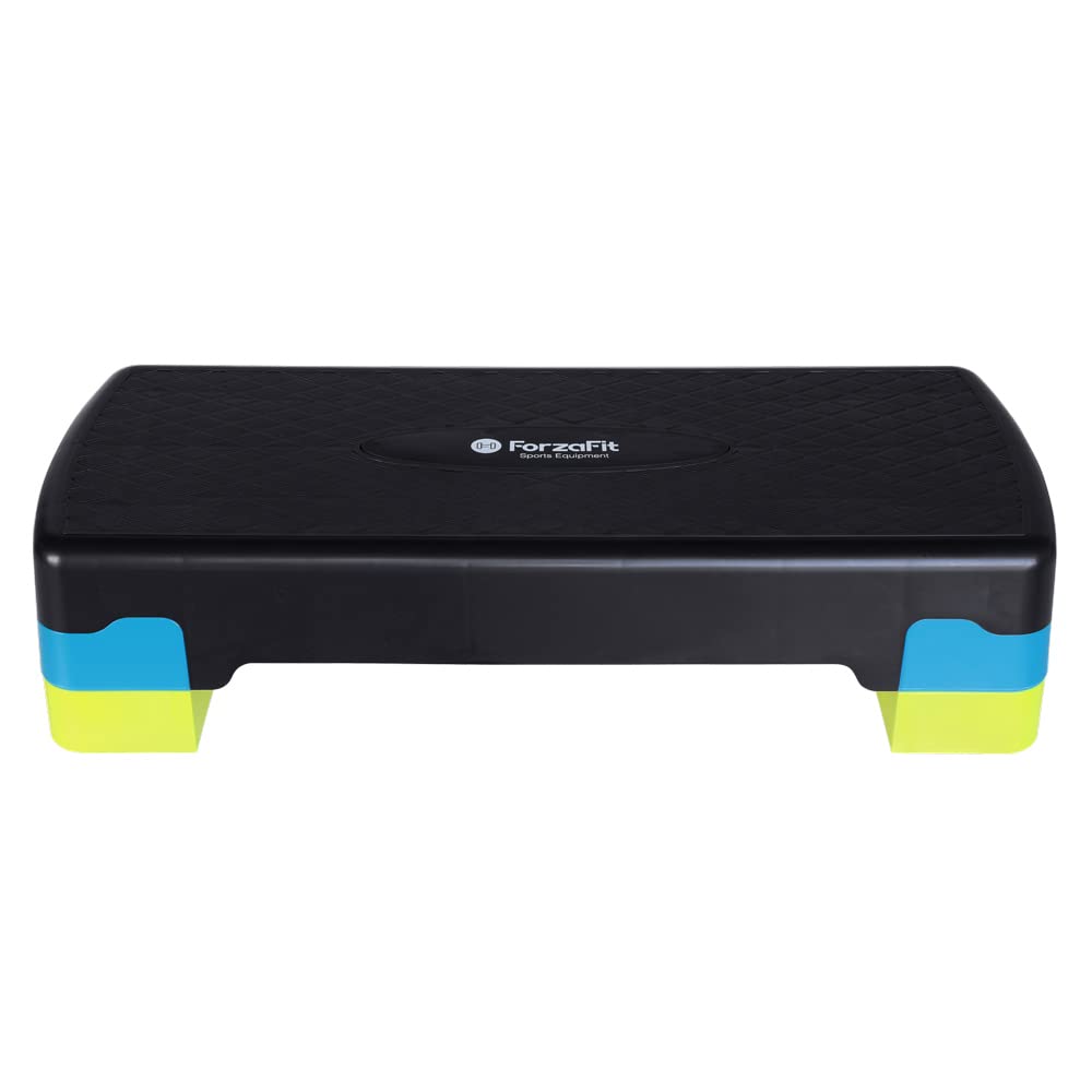 ForzaFit Stepper d'aérobic réglable Noir
