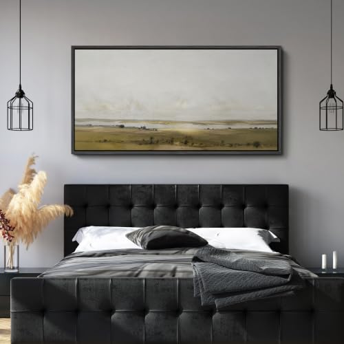 Image of MUDECOR Extra Large Framed Canvas Print Wall Art Lake for Living Room