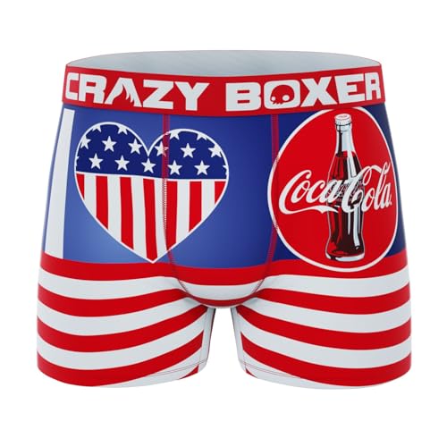 CRAZYBOXER Men's Underwear Coca Cola Resistant Boxer Brief Original