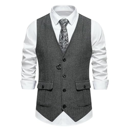 Chaleco hombre estilo coreano FOLKFOLD para lucir impecable en la oficina