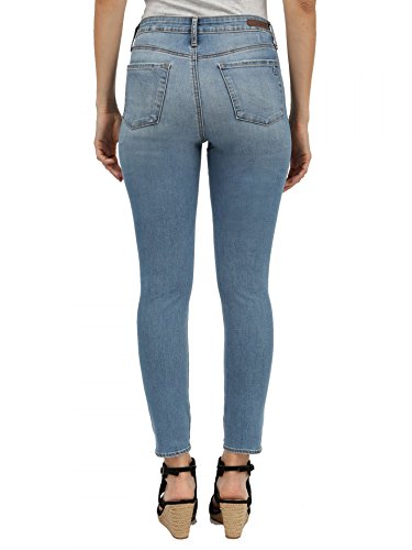 Articles Of Society Womens Heather High Rise Cropped Jeans, Blue, 25 #TOP2