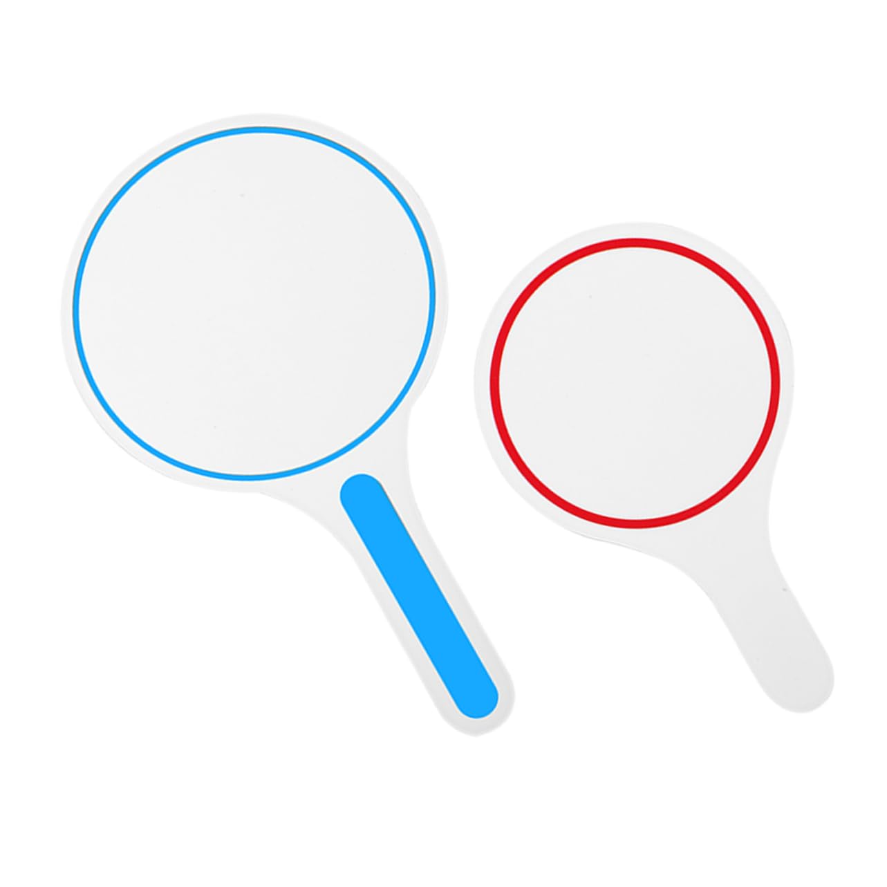 ARTIBETTER Portable Erasable Whiteboard 2pcs Handheld Scoreboards Practical Writing Boards Small Dry Erase Paddle Voting Board