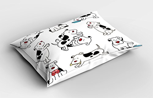 Almohada tela 76 cm x 51 cm estampado caricatura miniatura 2